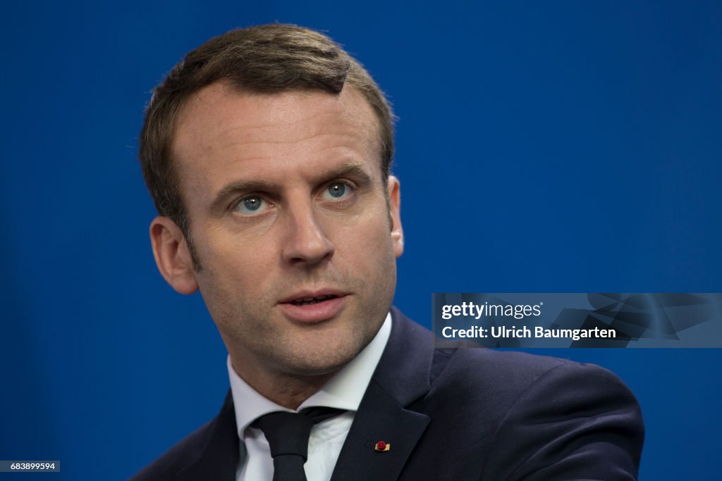 Visit in Berlin Emmanuel Macron, President of the French Republic,... News Photo Getty Images Visit in Berlin Emmanuel Macron, President of the French Republic,... News Photo Getty Images