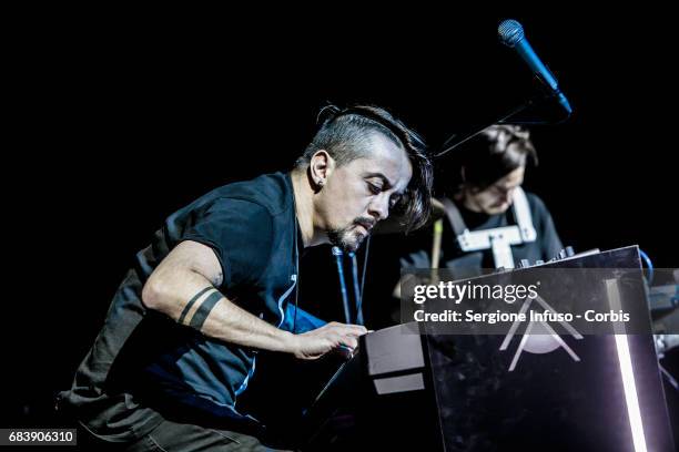 Italian composer, pianist, and producer Dardust, born Dario Faini, opens the concert of Italian singer-songwriter Levante at Alcatraz on May 16, 2017...