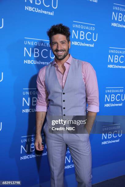 NBCUniversal Upfront in New York City on Monday, May 15, 2017 -- Red Carpet -- Pictured: David Chocarro, Telemundo --