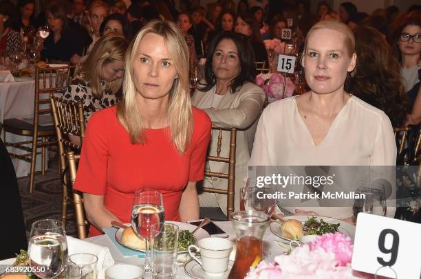 Lise Evans and a guest attend the Child Mind Institute 2017 Spring Luncheon at 583 Park Avenue on May 16, 2017 in New York City.