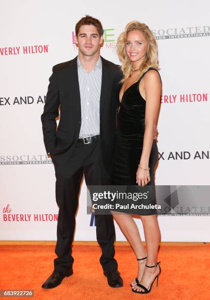 Actor Steven R. McQueen and Model Allie Silva attend the 24th annual Race To Erase MS Gala at The Beverly Hilton Hotel on May 5, 2017 in Beverly...