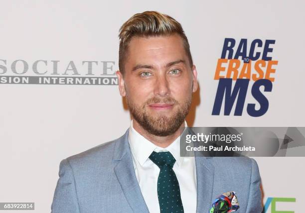 Singer Lance Bass attends the 24th annual Race To Erase MS Gala at The Beverly Hilton Hotel on May 5, 2017 in Beverly Hills, California.