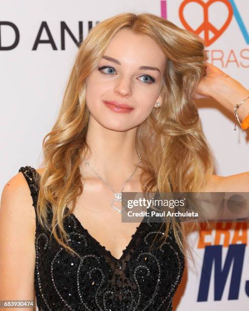 Actress / Singer Olivia Keegan attends the 24th annual Race To Erase MS Gala at The Beverly Hilton Hotel on May 5, 2017 in Beverly Hills, California.