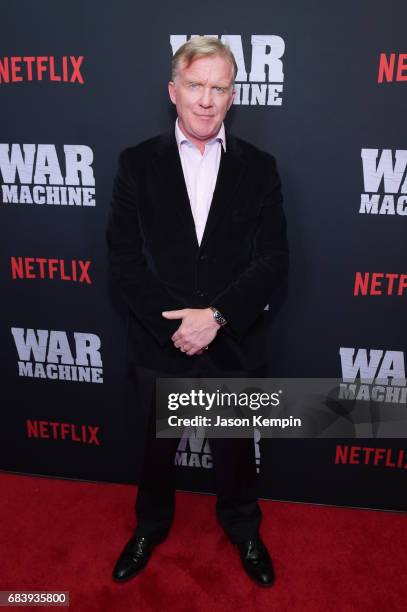 Actor Anthony Michael Hall attends a special screening of the Netflix original film "War Machine" at The Metrograph on May 16, 2017 in New York City.