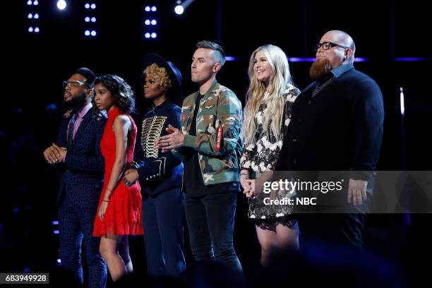 Live Semi Finals" Episode: 1218B -- Pictured: TSoul, Aliyah Moulden, Vanessa Ferguson, Hunter Plake, Brennley Brown, Jesse Larson --