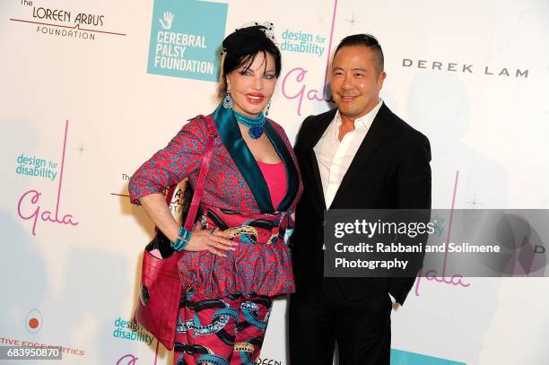 Loreen Arbus and Derek Lam attends the Cerebral Palsy Foundation's 2017 Design For Disability Gala on May 16, 2017 in New York City.