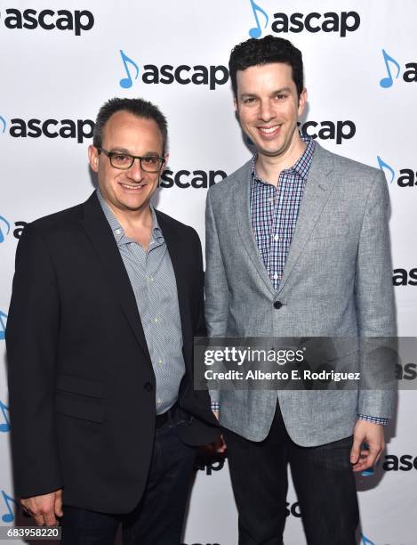 Composers Michael Weiner and Alan Zachary attend the 2017 ASCAP Screen Music Awards at The Wiltern on May 16, 2017 in Los Angeles, California.