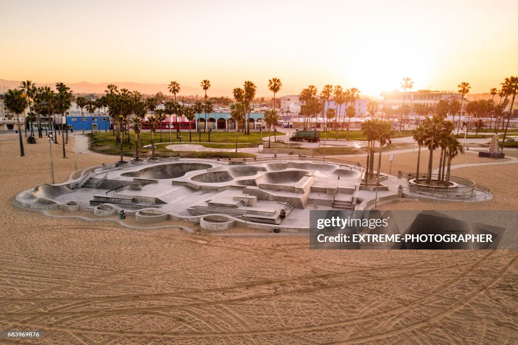 Skate Park in Venice Beach