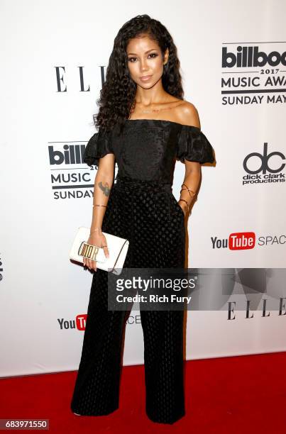 Singer Jhene Aiko attends the '2017 Billboard Music Awards' And ELLE Present Women In Music At YouTube Space LA at YouTube Space LA on May 16, 2017...