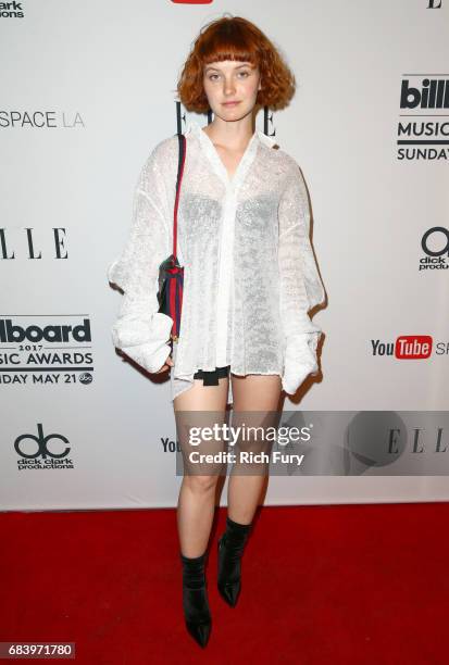 Singer Kacy Hill attends the '2017 Billboard Music Awards' And ELLE Present Women In Music At YouTube Space LA at YouTube Space LA on May 16, 2017 in...