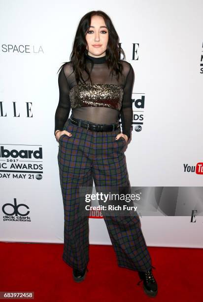 Singer Noah Cyrus attends the '2017 Billboard Music Awards' And ELLE Present Women In Music At YouTube Space LA at YouTube Space LA on May 16, 2017...