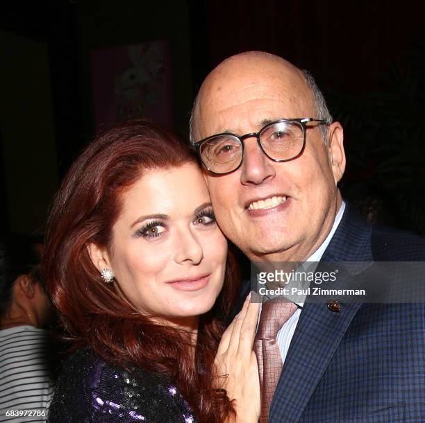 Debra Messing and Jeffrey Tambor attend the 2017 Gersh Upfronts Party at The Jane Hotel on May 16, 2017 in New York City.