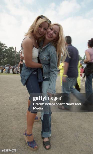 Fans at Slane during the The Verve Concert, . .