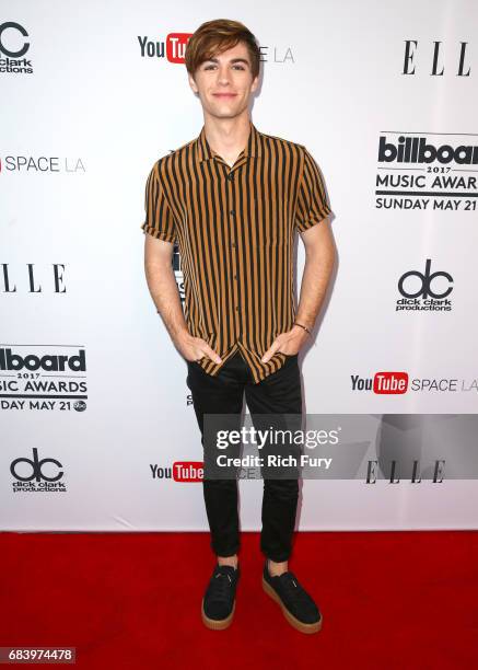 Internet personality Jordan Doww attends the '2017 Billboard Music Awards' And ELLE Present Women In Music At YouTube Space LA at YouTube Space LA on...