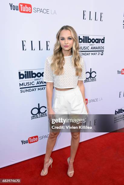 Actress Madison Iseman attends the '2017 Billboard Music Awards' And ELLE Present Women In Music at YouTube Space LA on May 16, 2017 in Los Angeles,...