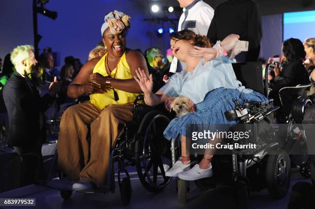 Models appear during the Design For Disability gala on May 16, 2017 in New York City.