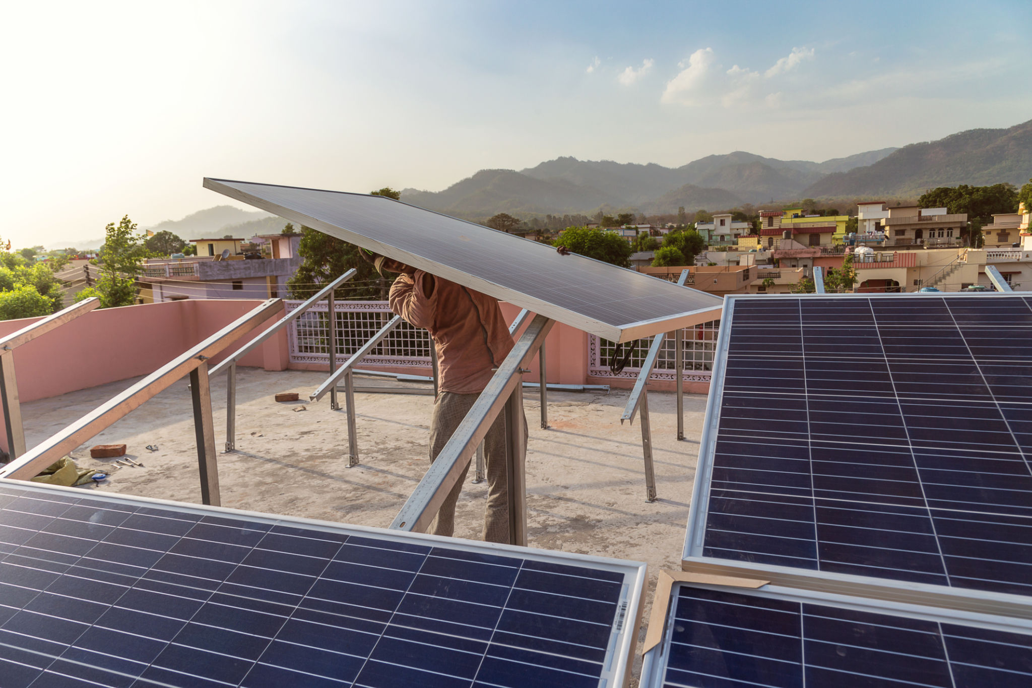 solar panels India