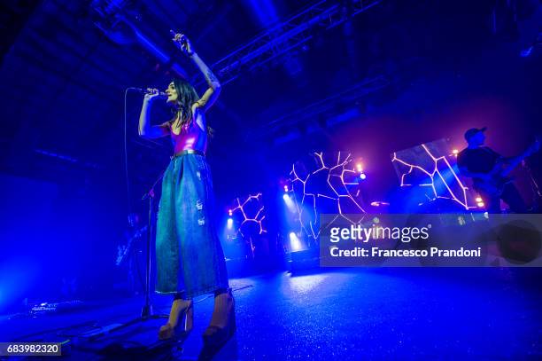 Levante performs on stage at Alcatraz on May 16, 2017 in Milan, Italy.