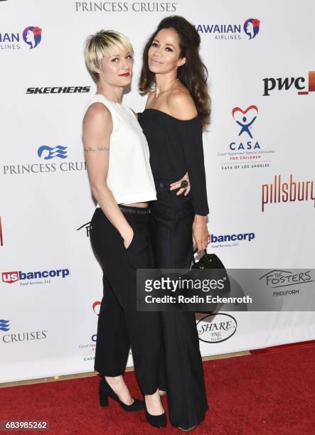 Actresses Terri Polo and Sherri Saum attend 2017 CASA of Los Angeles Evening to Foster Dreams Gala at The Beverly Hilton Hotel on May 16, 2017 in...