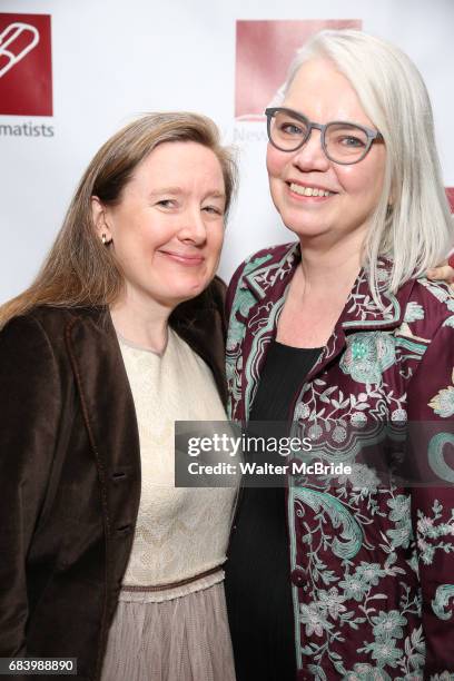 Sarah Ruhl and Susan Hilferty attend The New Dramatists' 68th Annual Spring Luncheon at the Marriott Marquis on May 16, 2017 in New York City.