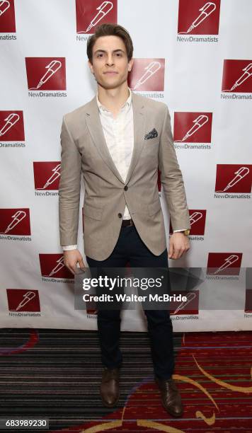 Derek Klena attends The New Dramatists' 68th Annual Spring Luncheon at the Marriott Marquis on May 16, 2017 in New York City.