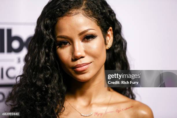 Singer Jhene Aiko attends the '2017 Billboard Music Awards' and ELLE Present Women In Music at YouTube Space LA at YouTube Space LA on May 16, 2017...