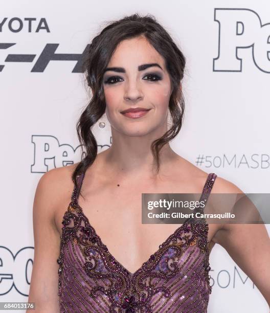 Actress Ana Villafane arrives at People en Espanol's 50 Most Beautiful Gala 2017 at Espace on May 16, 2017 in New York City.
