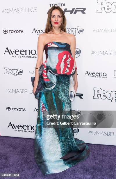 Actress Carolina Parsons arrives at People en Espanol's 50 Most Beautiful Gala 2017 at Espace on May 16, 2017 in New York City.