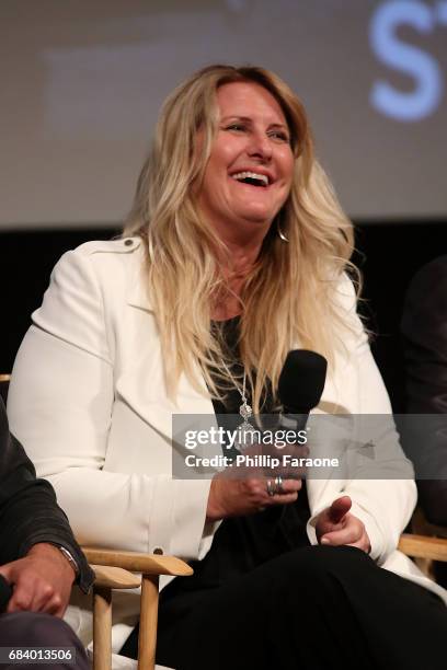 Producer Bernice Howes speaks onstage at the "American Gods" Crafts FYC Event at Linwood Dunn Theater on May 16, 2017 in Los Angeles, California.