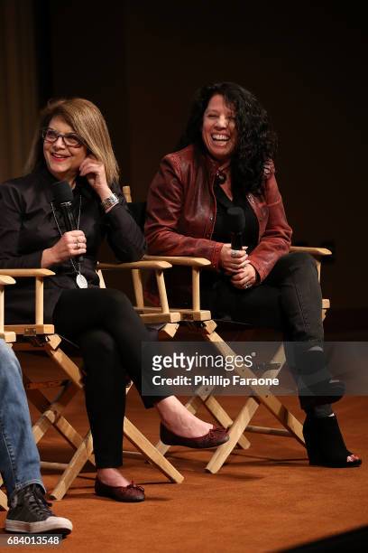 Casting director's Margery Simkin and Orly Sitowitz speak onstage at the "American Gods" Crafts FYC Event at Linwood Dunn Theater on May 16, 2017 in...
