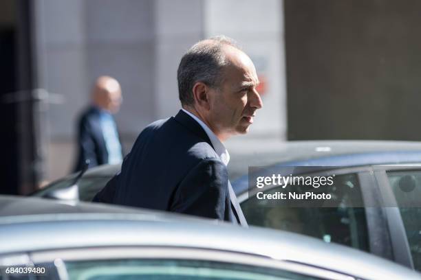 Eric Woerth in Paris, France, on May 16, 2017 for a LR Right Wing Party meeting after French Presidential Election.