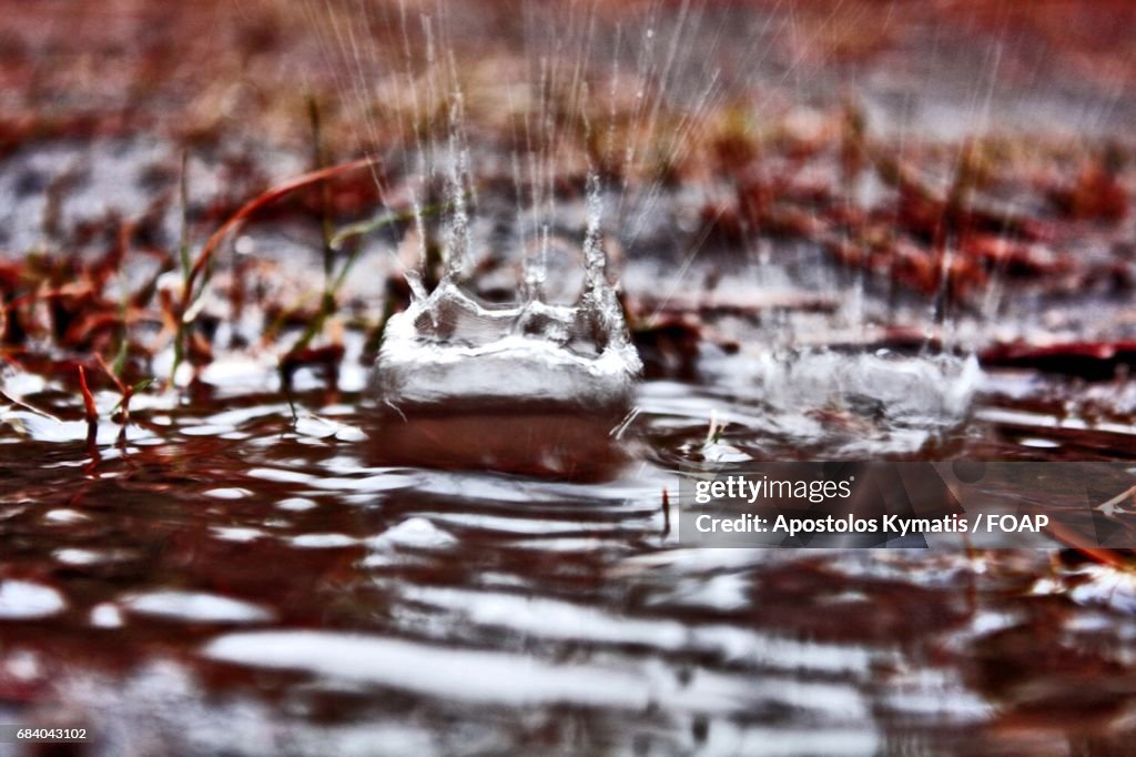 Water Falling Raining Raining Falling On Water High-Res Stock Photo - Getty Images