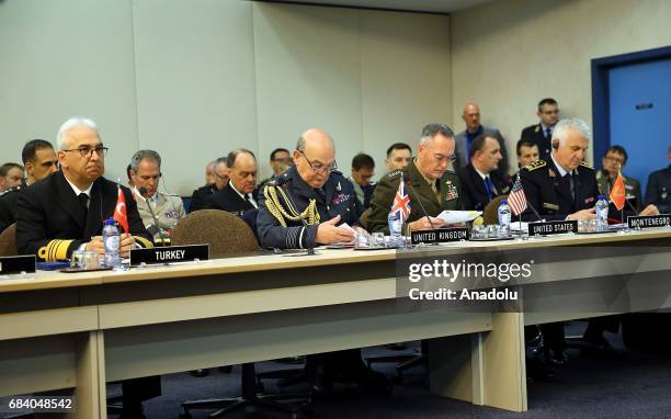 Vice admiral Serdar Dulger , Military Representative of Turkey to NATO, British Air Chief Marshall Sir Stuart William Peach and Chairman of the US...