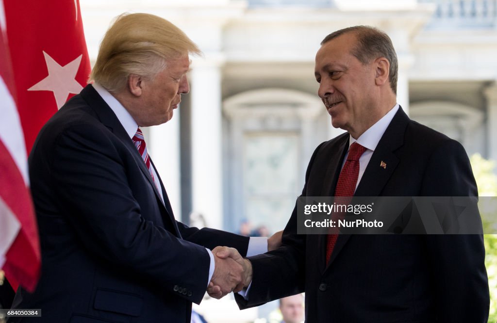 President Trump Hosts Turkey's President Erdogan At The White House
