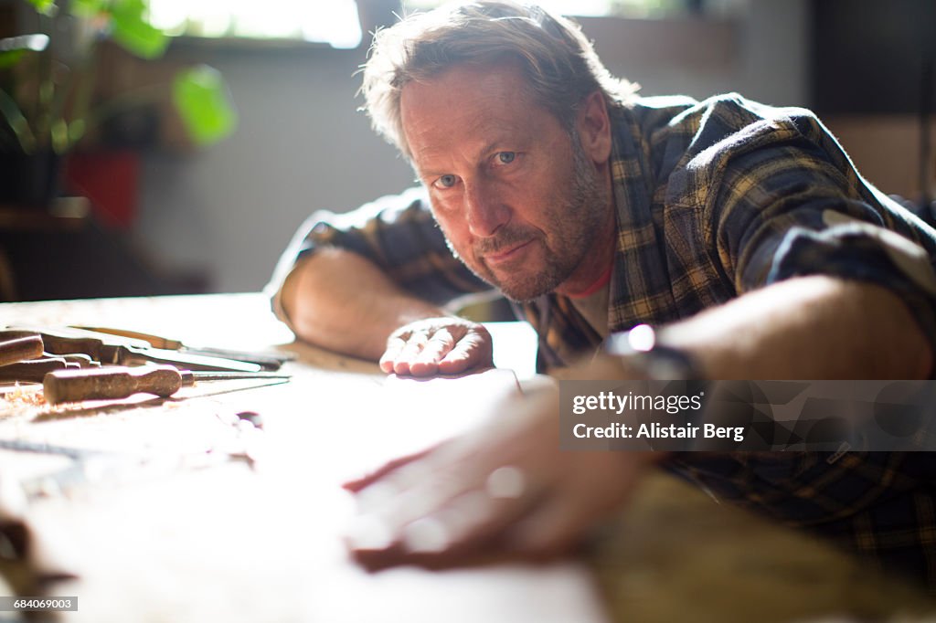 Craftsman working in their workshop