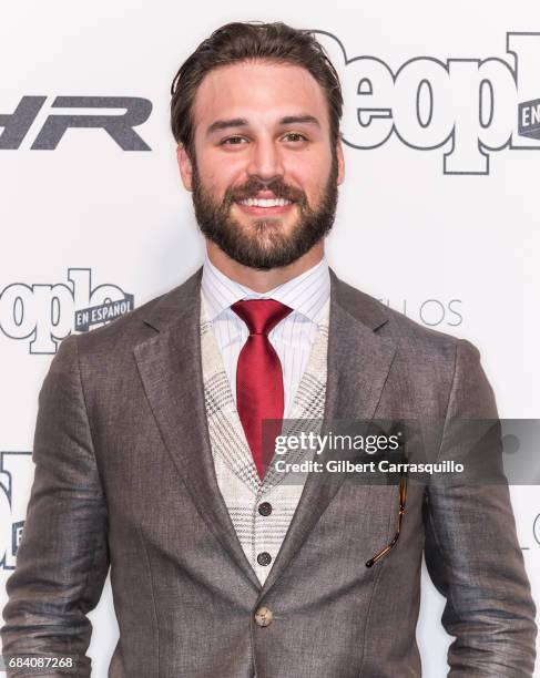 Actor Ryan Guzman arrives at People en Espanol's 50 Most Beautiful Gala 2017 at Espace on May 16, 2017 in New York City.