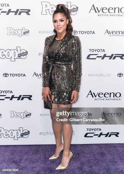 Actress Francisca Lachapel arrives at People en Espanol's 50 Most Beautiful Gala 2017 at Espace on May 16, 2017 in New York City.