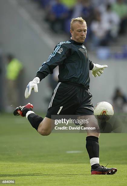 Magnus Hedman of Sweden in action during the first half of the Sweden v Nigeria, Group F, World Cup Group Stage match played at the Kobe Wing...