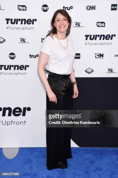 President of Cartoon Network, Adult Swim, and Boomerang Christina Miller attends the Turner Upfront 2017 arrivals on the red carpet at The Theater at...