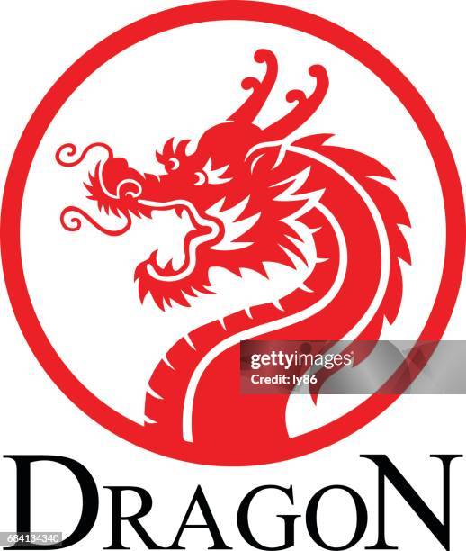 dragon  - chinesischer drache stock-grafiken, -clipart, -cartoons und -symbole