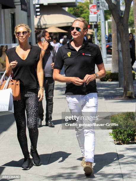 Kym Johnson and Carson Kressley are seen on May 16, 2017 in Los Angeles, California.