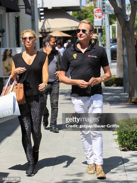 Kym Johnson and Carson Kressley are seen on May 16, 2017 in Los Angeles, California.