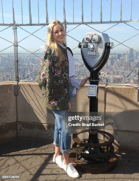 Chloe Lukasiak poses for a photo at The Empire State Building on May 17, 2017 in New York City.