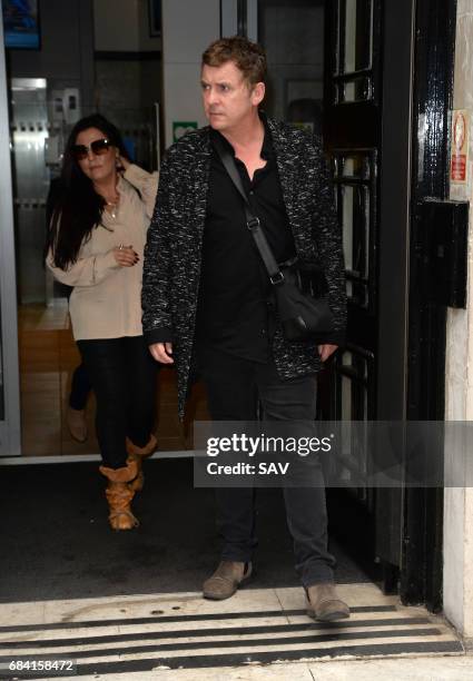 Jessie Wallace and Shane Richie sighting at BBC Radio 2 on May 17, 2017 in London, England.