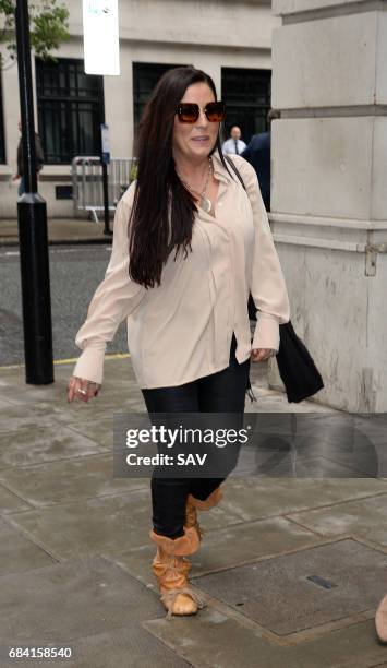 Jessie Wallace sighting at BBC Radio 2 on May 17, 2017 in London, England.