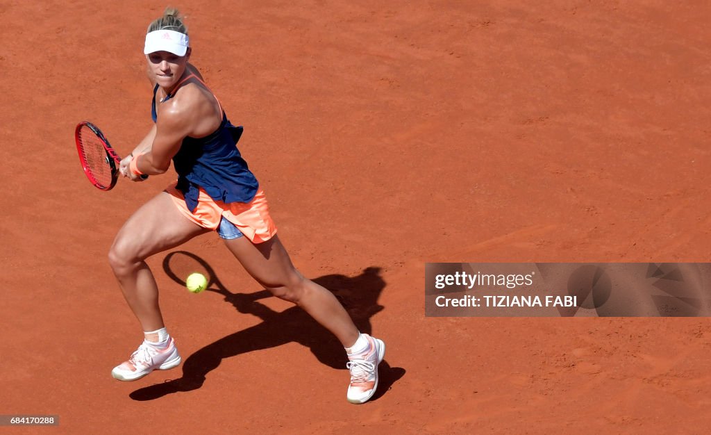 TOPSHOT-ITALY-TENNIS-WTA