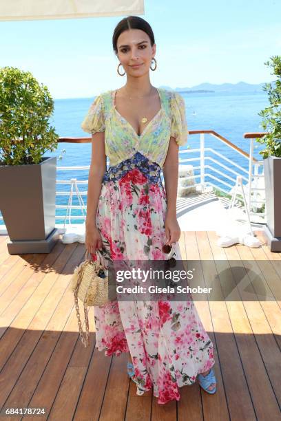 Emily Ratajkowski is spotted during the 70th annual Cannes Film Festival at Hotel du Cap-Eden-Roc on May 17, 2017 in Cannes, France.