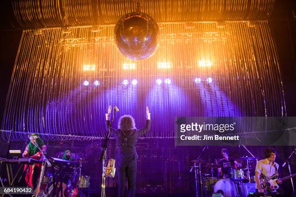 Wayne Coyne and Steven Drozd of The Flaming Lips perform live onstage at Paramount Theatre on May 16, 2017 in Seattle, Washington.