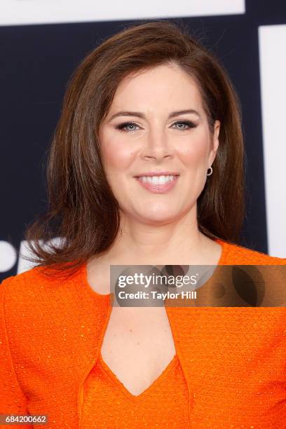 Erin Burnett attends the 2017 Turner Upfront at Madison Square Garden on May 17, 2017 in New York City.