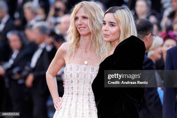 Golden camera jury president Sandrine Kiberlain and jury member Elodie Bouchez attend the "Ismael's Ghosts " screening and Opening Gala during the...